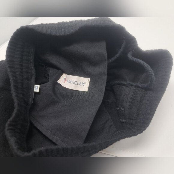 Moncler Men's Sweatpants Wool Nylon Black Size XS 28-31W - Picture 6 of 14